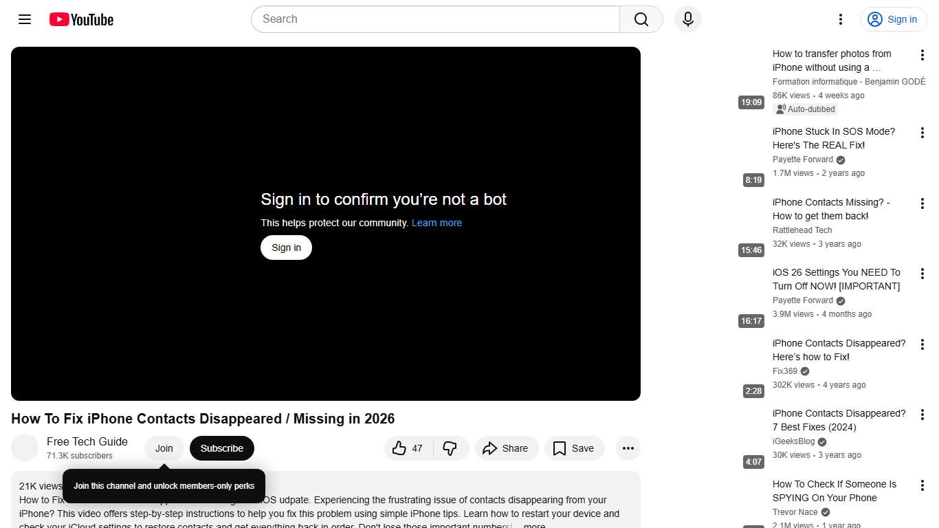 How To Fix iPhone Contacts Disappeared / Missing in 2026 - YouTube